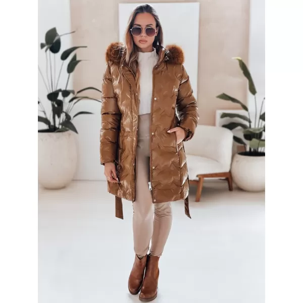  Geacă pentru doamne DSTREET TY4925 CARAMEL 