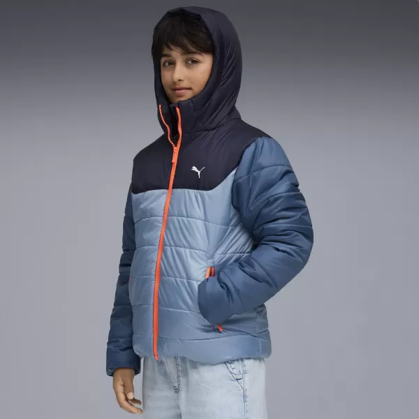  Sacou PUMA ESS HOODED PADDED JACKET 68522634 COOL ALBASTRU 