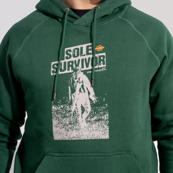  Hanorac PENTAGON PHAETON HOOD SWEATER K09021-SS83 SPRINGBOK VERDE 