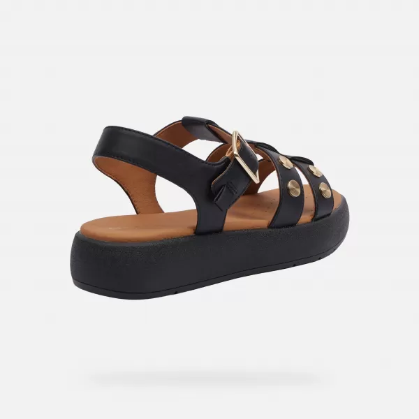  Sandale de dama GEOX CAMALEI G000986 NEGRU 