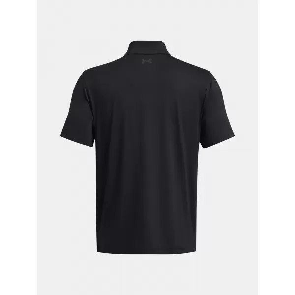  Tricou pentru bărbați UNDER ARMOUR UA T2G POLO LB 1383255-001 NEGRU 