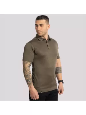 Tricou pentru bărbați cu guler PENTAGON VANQUISH POLO SHIRT K09048 ALB