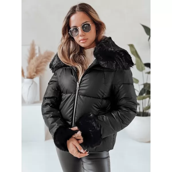  Geacă pentru doamne DSTREET TY5067 NEGRU 