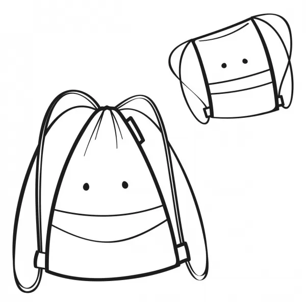  Geanta sport REISENTHEL MYSAC KIDS ABC PRIETENI ROZ 