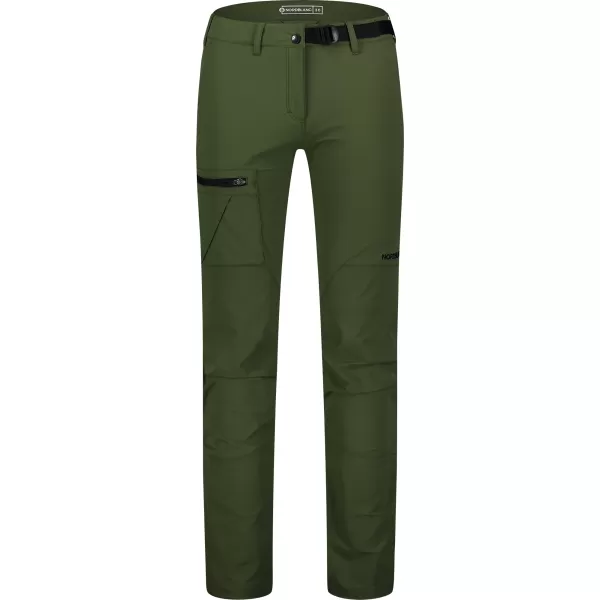  Pantaloni în aer liber pentru femei NORDBLANC OPAL NBSPL8193 ZIUA VERDE 