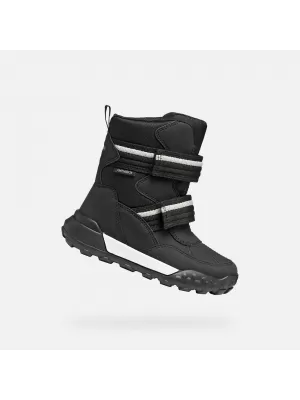 Botine pentru baieti GEOX TREKKYUP ABX J56MBB050FUC9999 NEGRU