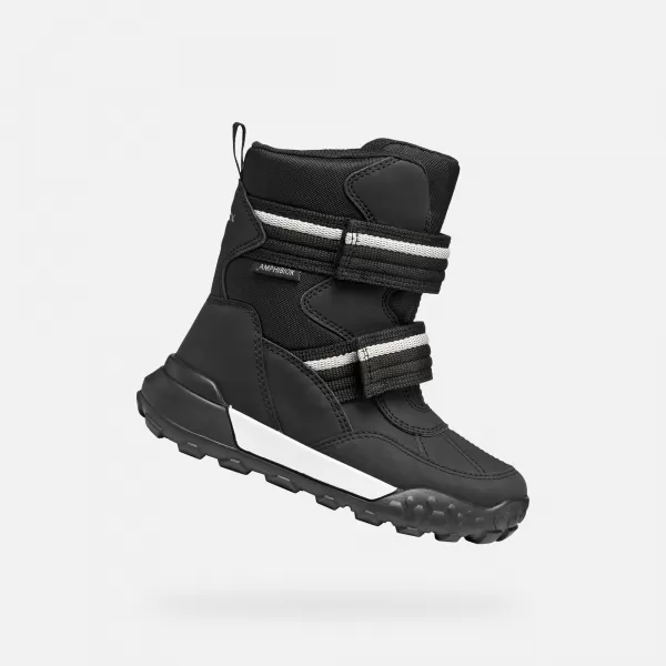  Botine pentru baieti GEOX TREKKYUP ABX J56MBB050FUC9999 NEGRU 