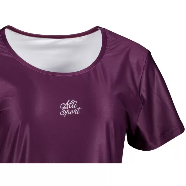  Tricou premium extins pentru femei ALTISPORT VOJ/ALW090SAT02 BURGUNDIA 