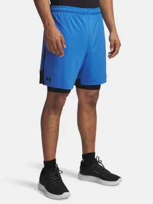 Pantaloni scurți pentru bărbați UNDER ARMOUR UA TECH VENT 2IN1 SHORT ALBASTRU