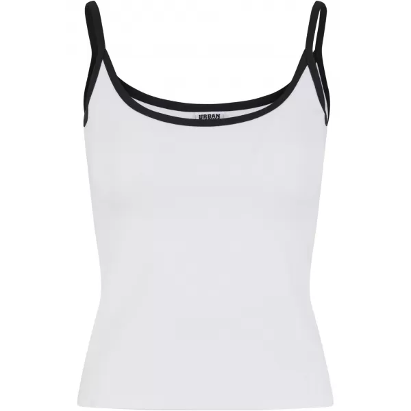  Maieu de damă URBAN CLASSICS TB7485A ALB/NEGRU/ALB/NEGRU 