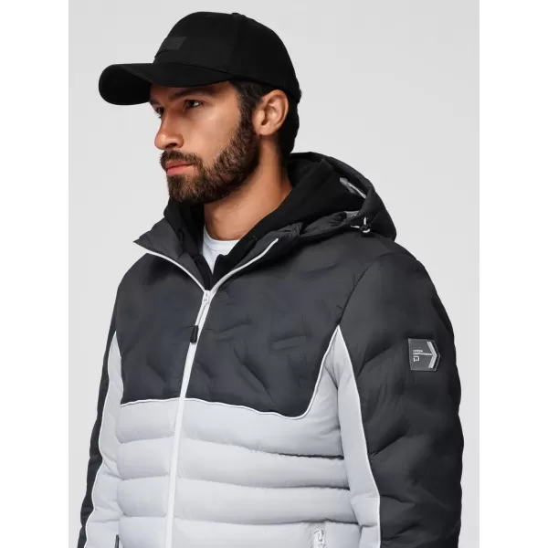  Sacou OMBRE OM-JALP-0206 GRAFIT ȘI ALB 