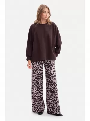 Hanorac de dama BEWEAR B306 CIOCOLATA NEAGRA