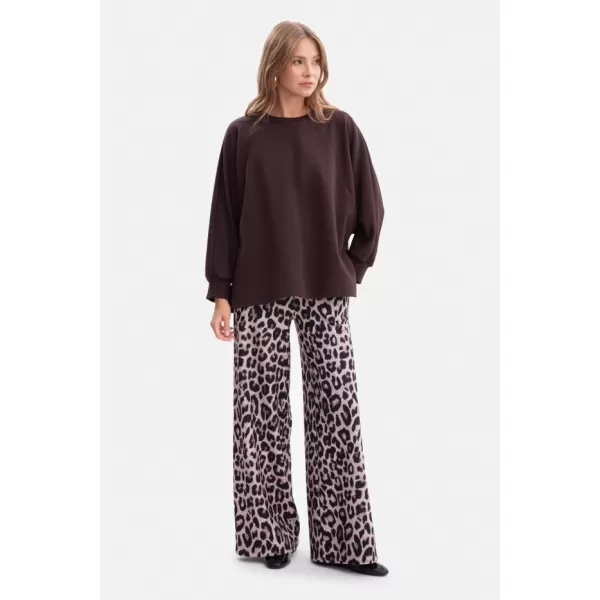  Hanorac de dama BEWEAR B306 CIOCOLATA NEAGRA 