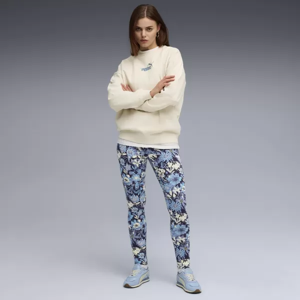  Jambiere de damă PUMA ESS NATURE 2 0 AOP LEGGINGS 68808034 ALBASTRU RECE 