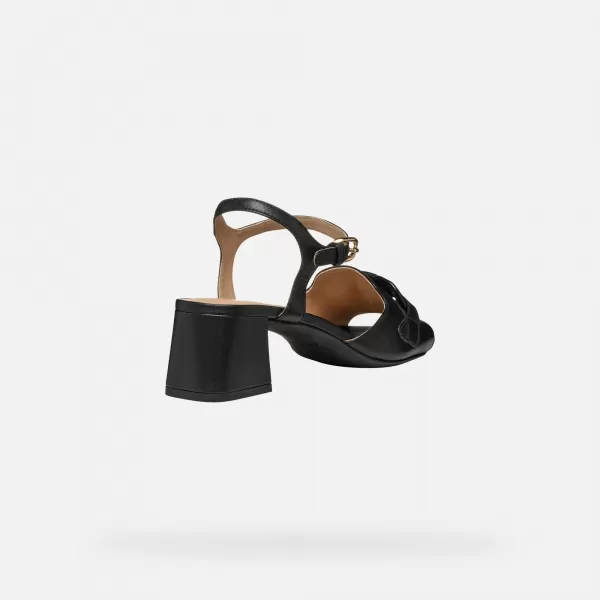  Sandale de dama GEOX NEW ERAKLIA 50 T NEGRU 