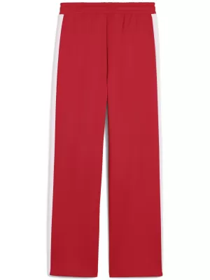 Pantaloni de trening pentru femei PUMA T7 ALWAYS ON STRAIGHT TRACK PANTS OP 62979711 PENTRU TOTDEAUNA ROȘU