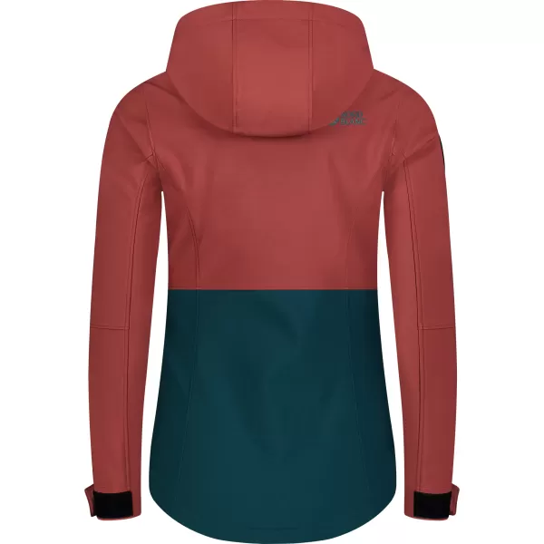  Softshell pentru femei Anorac NORDBLANC NBWSL8275 ROȘU/VERDE 