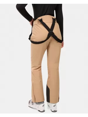 Pantaloni de schi pentru femei KILPI ELARE-W ZL0404KI BEJ