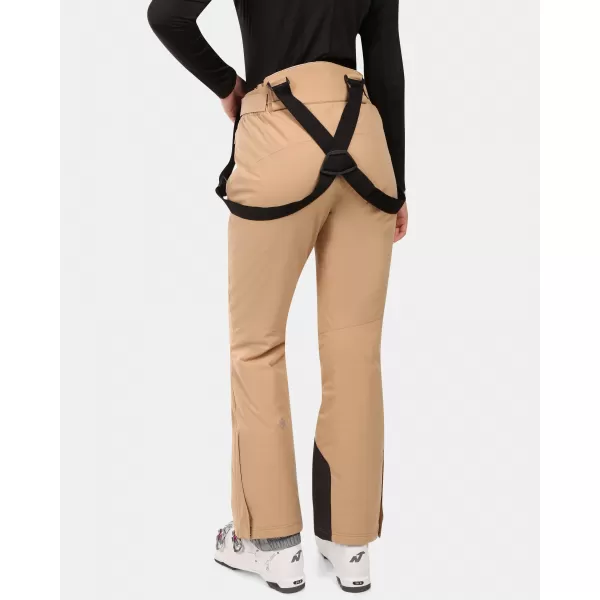  Pantaloni de schi pentru femei KILPI ELARE-W ZL0404KI BEJ 