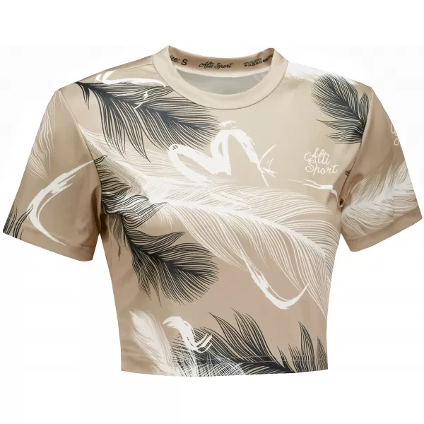  Crop top de damă premium ALTISPORT VOJ/ALW001TR07 MARO 
