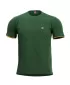 tricou PENTAGON LEVANTES CREWNECK STRIPES K09026 SPRINGBOK VERDE