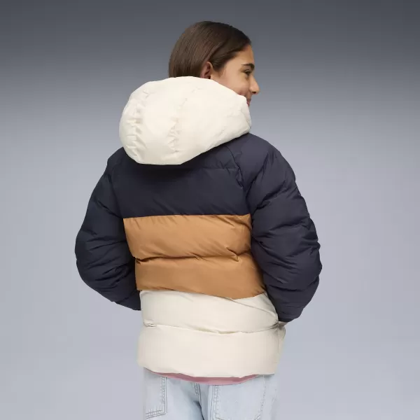  Jacheta pentru copii PUMA SYNTHETIC HOODED PUFFER JACKET 68840416 MARINA NOUA 