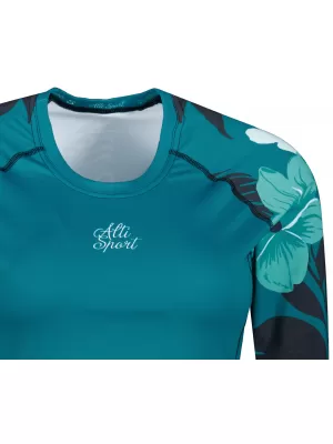 Tricou funcțional pentru femei cu mâneci lungi premium ALTISPORT VOJ/ALW115TR03 KEROSEN