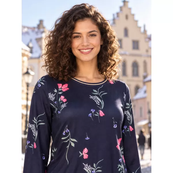  Tricou pentru femei KIXMI VANESSA ALBASTRU ÎNCHIS 