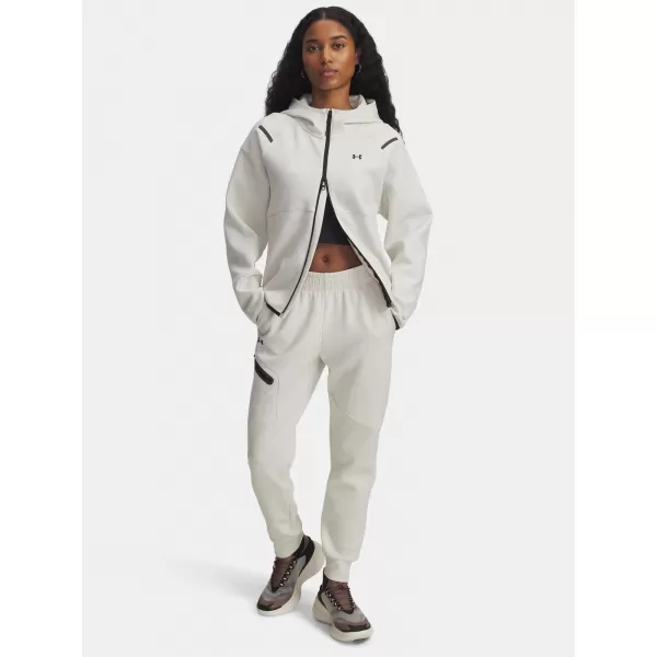  Hanorac de dama UNDER ARMOUR UNSTOPPABLE FLEECE FZ 1379842-110 ALB 