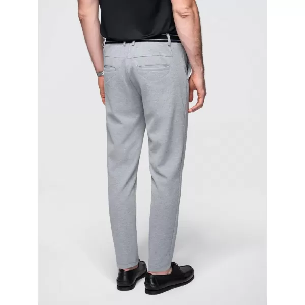  Pantaloni pentru bărbați OMBRE OM-PACP-0116 NEW GRI DESCHIS 