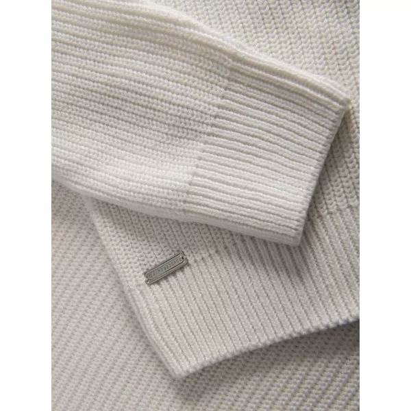  Pulover pentru bărbați OMBRE OM-SWTN-0162 ALB 