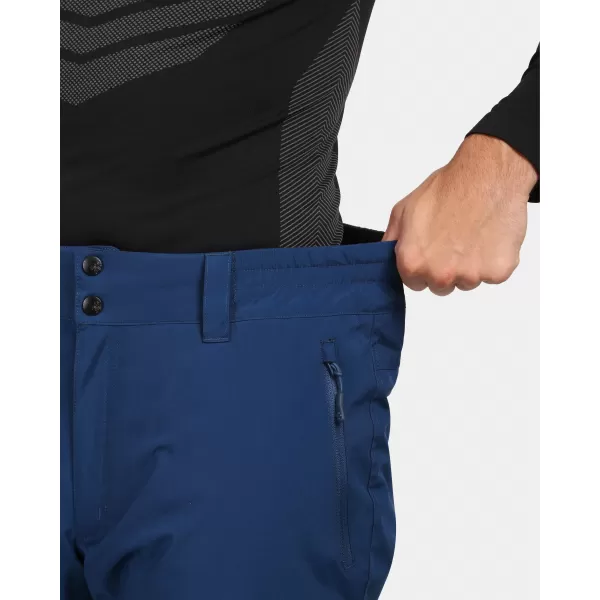  Pantaloni de schi pentru bărbați KILPI GABONE-M ZM0408KI ALBASTRU ÎNCHIS 