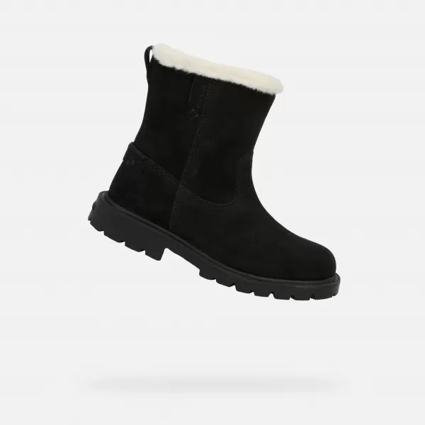  Cizme de iarnă pentru fete GEOX SHAYLAX WPF J46EYA00022C9999 NEGRU 