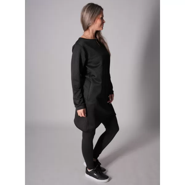  Hanorac de dama KIXMI VELLI NEGRU 