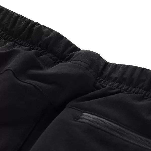  Pantaloni softshell pentru bărbați ALPINE PRO HURF 2 NEGRU 
