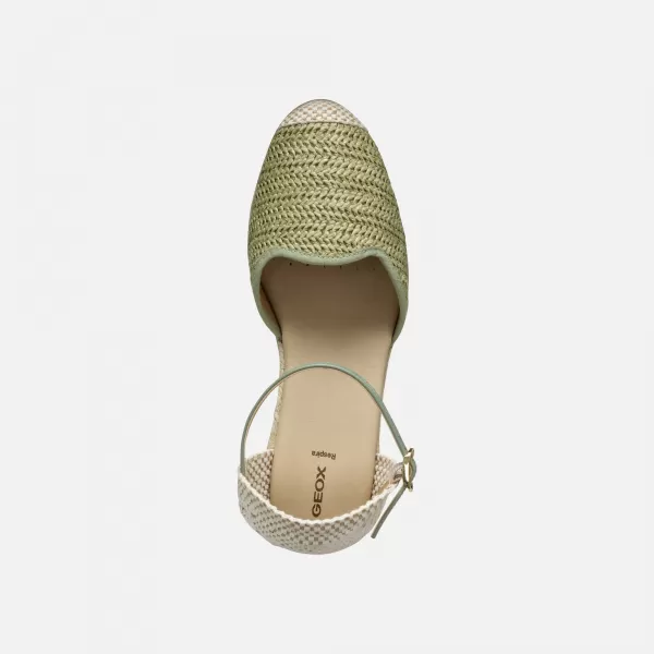 Sandale de dama GEOX GELSA LOW VERDE DESCHIS 