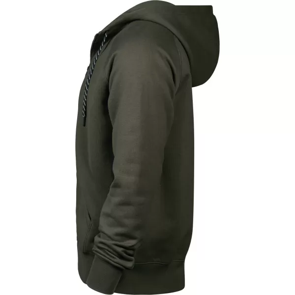  Hanorac pentru bărbați TEE JAYS | TJ 5435 VERDE INTENS 