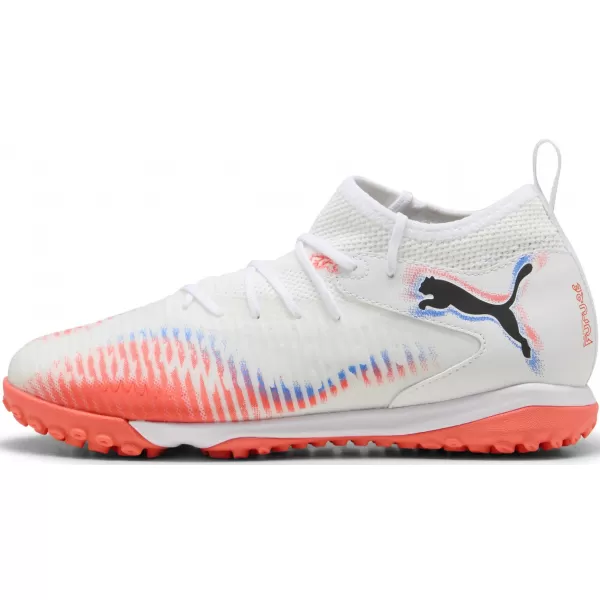  Pantofi pentru bebeluși PUMA FUTURE 8 MATCH TT + MID JR 10861601 WHITE/ ALB/PUMA NEGRU/ROȘU STRĂLUCITOR 
