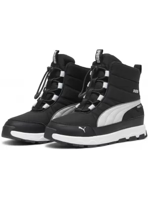 Cizme PUMA EVOLVE BOOT PURETEX JR 39264702 PUMA NEGRU/CENUȘĂ GRI/ALB