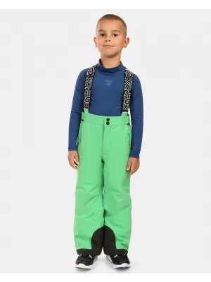 Pantaloni de schi pentru copii KILPI MIMAS-J ZJ0401KI VERDE