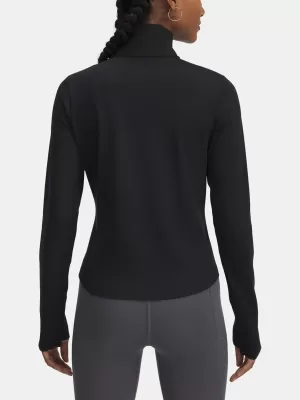 Tricou pentru femei UNDER ARMOUR MOTION 1/2 ZIP EMEA 6001618-001 NEGRU