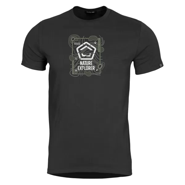  tricou PENTAGON AGERON NATURE EXPLORER K09012 NEGRU 