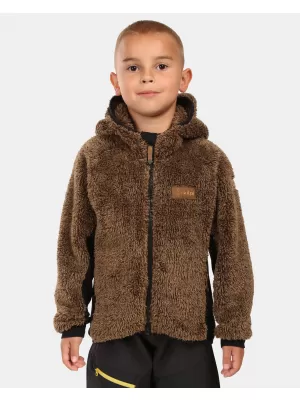 Hanorac fleece pentru băieți KILPI NORKA-JB ZJ0201KI MARO