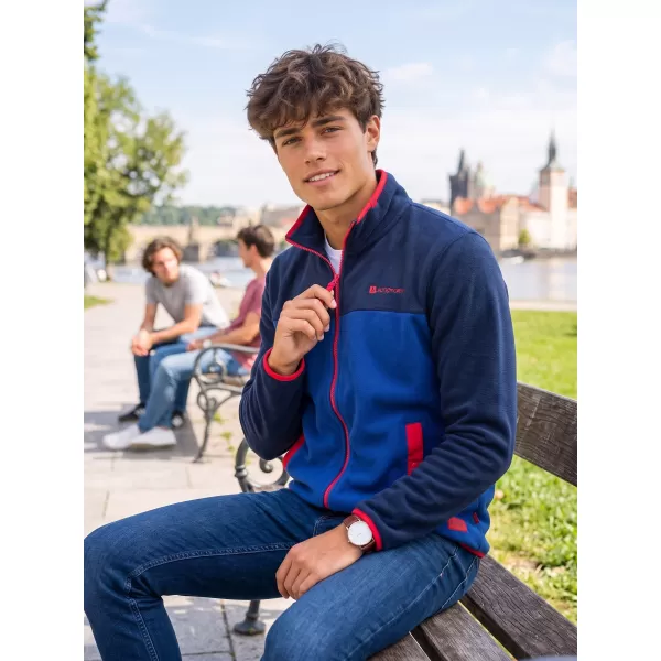  Hanorac pentru bărbați din fleece ALTISPORT GAMEL ALBASTRU 