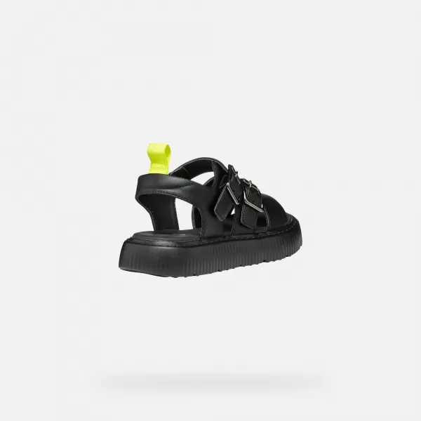  Sandale pentru fete GEOX KODETTE J55DBG000BCC9999 NEGRU 