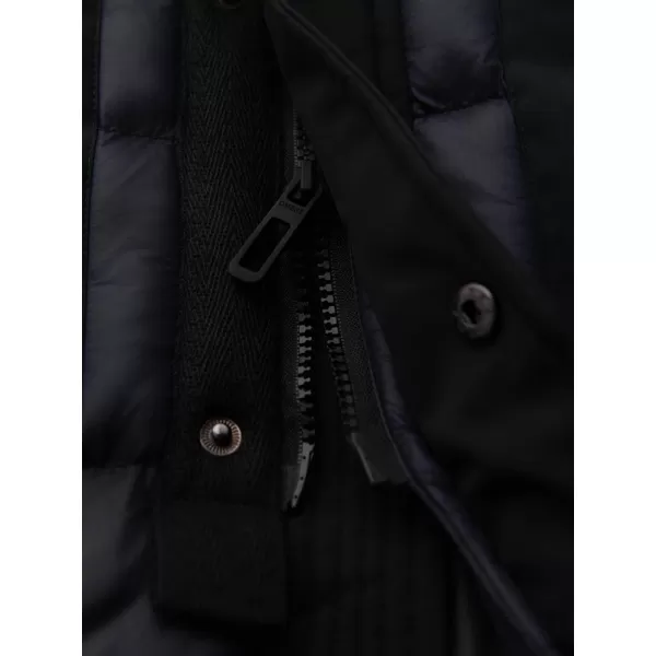  Palton pentru bărbați OMBRE OM-JALJ-0308 NEGRU 