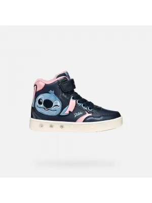 Adidași pentru fete GEOX SKYLIN J568WH0BCKNC0694 ALBASTRU ÎNCHIS