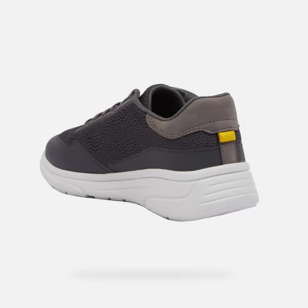  Adidași pentru bărbați GEOX KLAIVER GRI ÎNCHIS 
