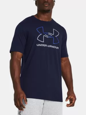 Tricou pentru bărbați UNDER ARMOUR UA GL FOUNDATION UPDATE SS 1382915-410 ALBASTRU