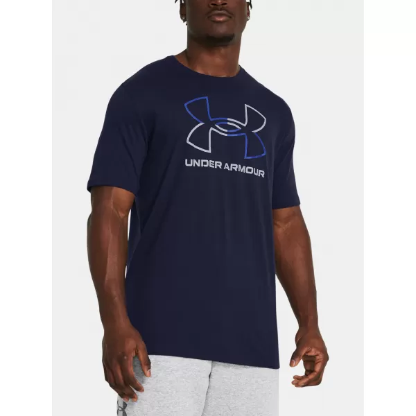  Tricou pentru bărbați UNDER ARMOUR UA GL FOUNDATION UPDATE SS 1382915-410 ALBASTRU 